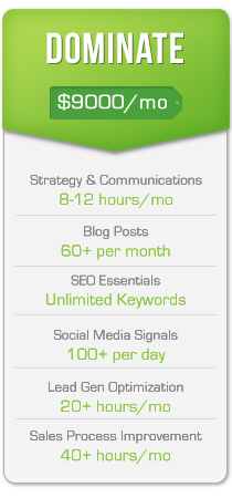 pricing DOMINATE