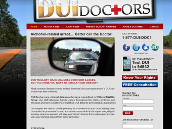 DUI Doctors Website