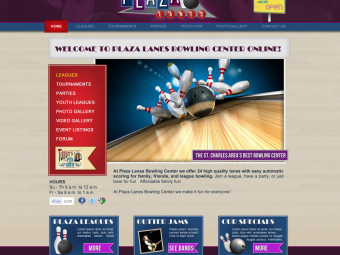 Plaza Lanes Website