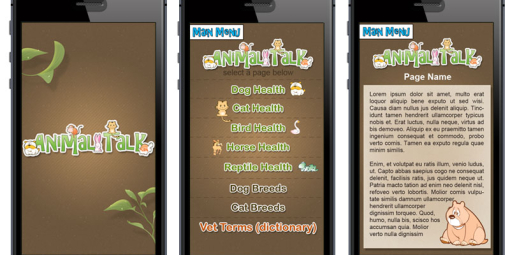 Animal Talk Mobile Site